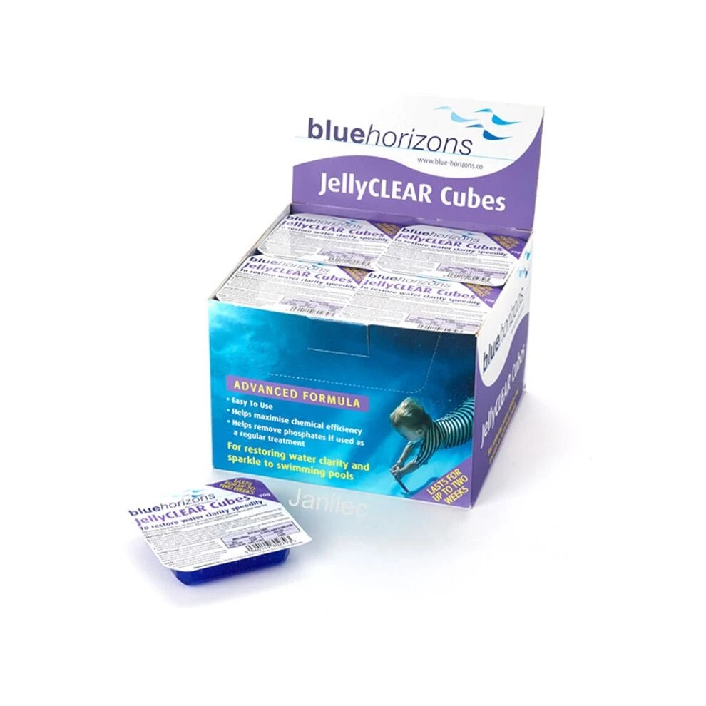  Blue Horizons Jelly Clear Cubes Flocculent 