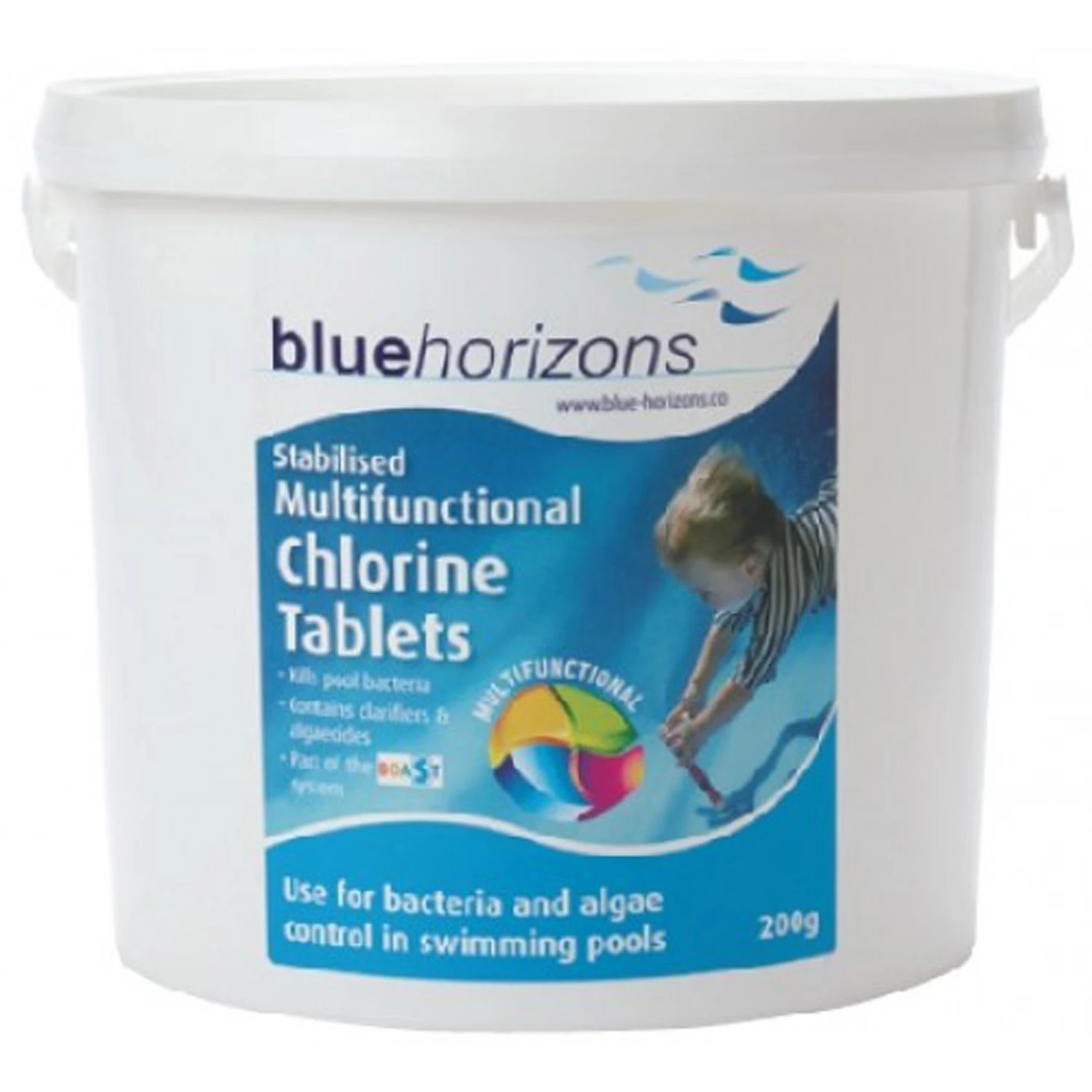 Blue Horizons Multifunctional Chlorine 200g Tablets 5Kg