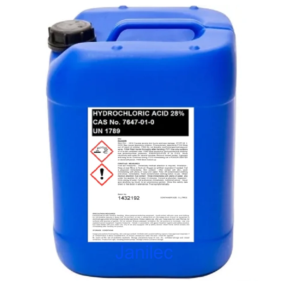 Commercial Hydrochloric Acid 28% 25 Litre 