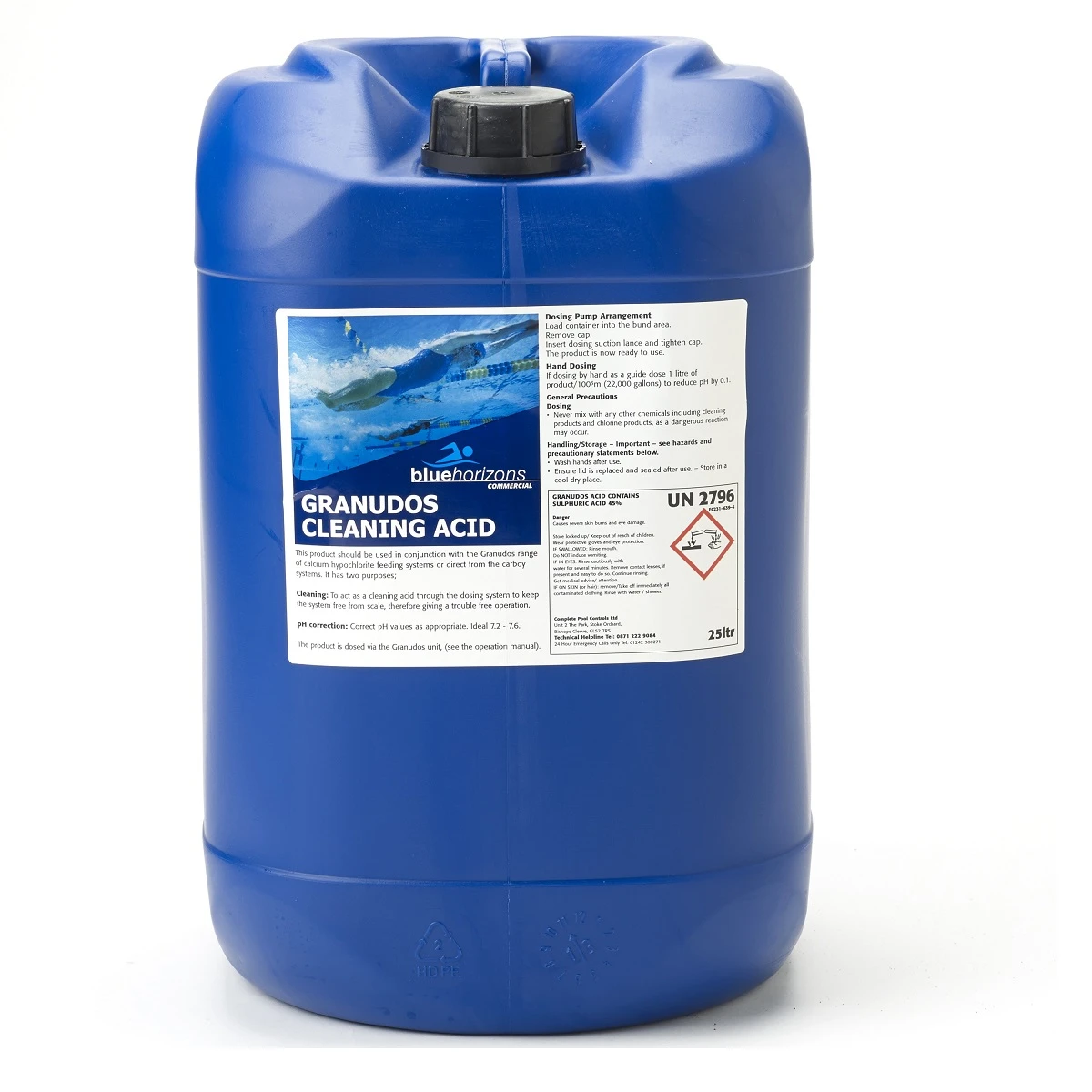  Granudos Sulphuric Acid 45% 25 Litre 