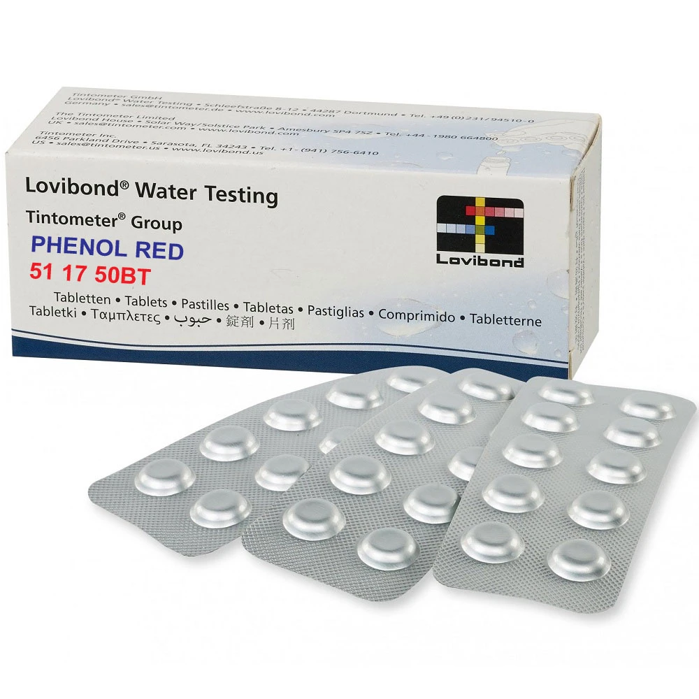  Lovibond Phenol Red Test Tablets Comparator