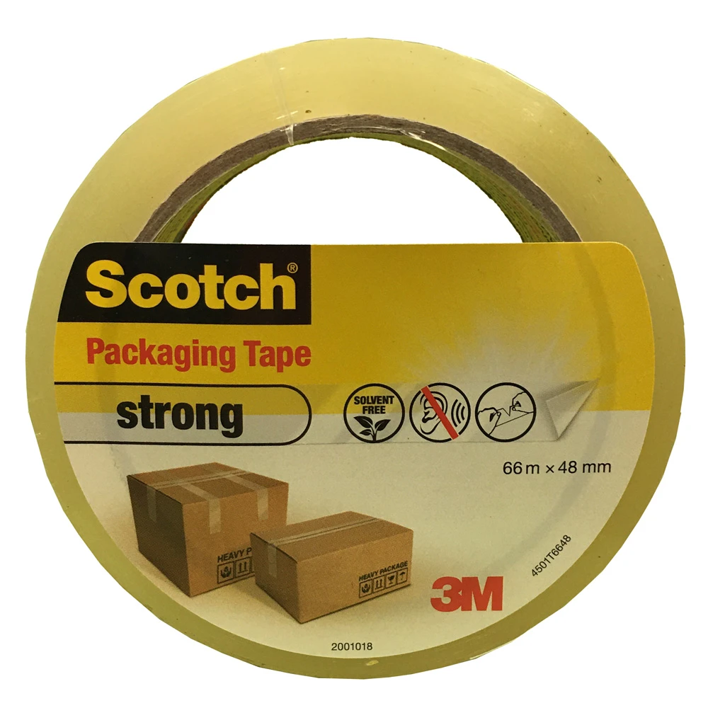  Scotch Strong Packaging Tape Transparent 48mm x 66m