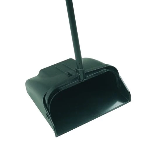 JanSan Plastic Lobby Dustpan Black 