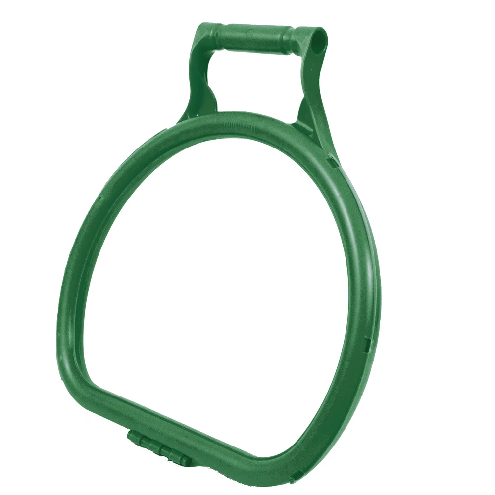 JanSan Ergonomic D Shape Litter Picking Bag Hoop Green