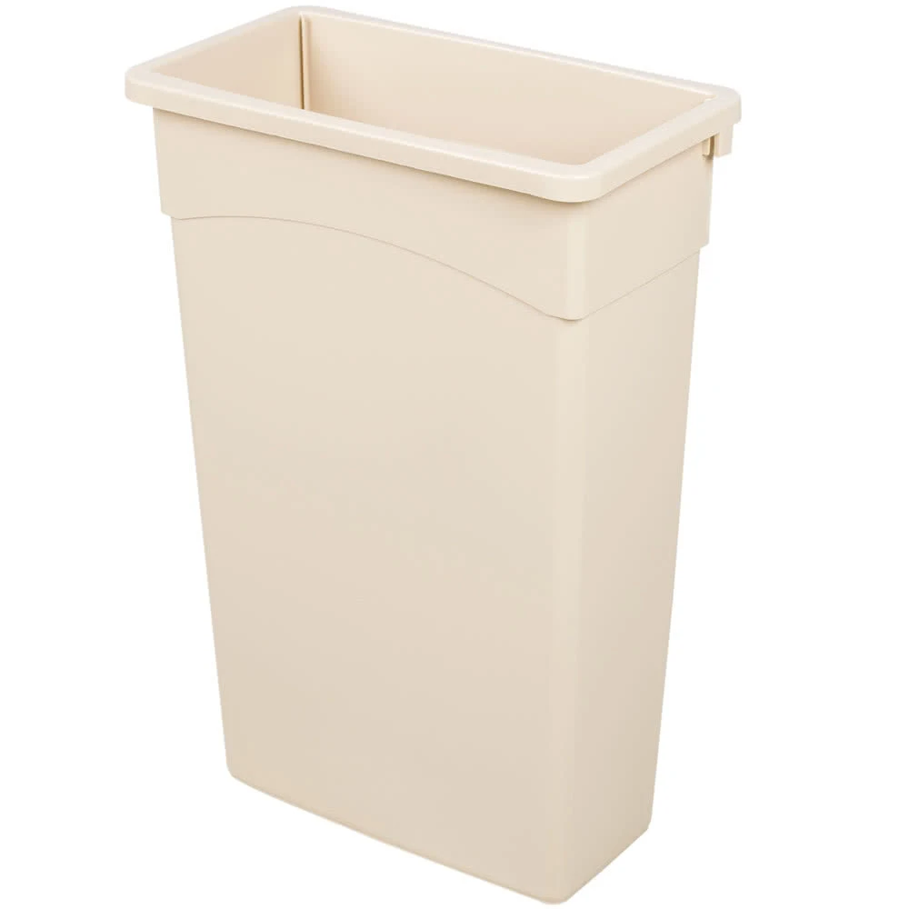 Continental Slim Wall Hugger 90 Litre Bin Beige