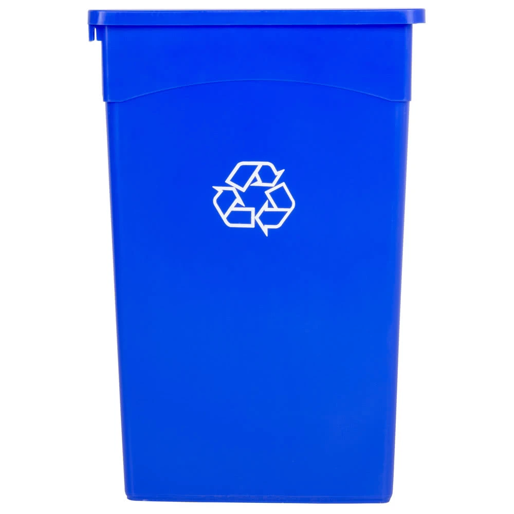  Continental Slim Wall Hugger 90 Litre Bin Blue