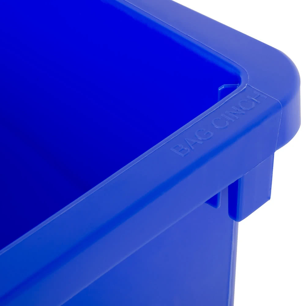 Continental Slim Wall Hugger 90 Litre Bin Blue