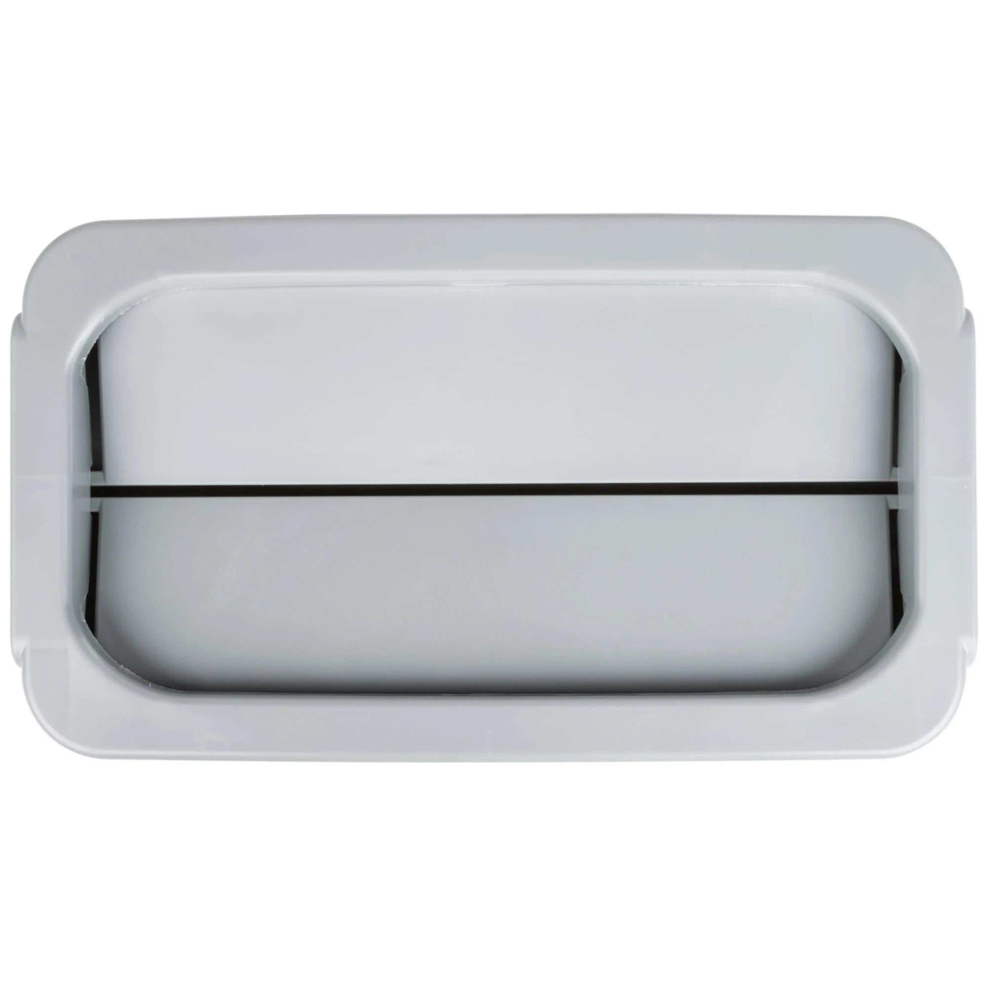 Continental Slim Wall Hugger Swing Lid Grey