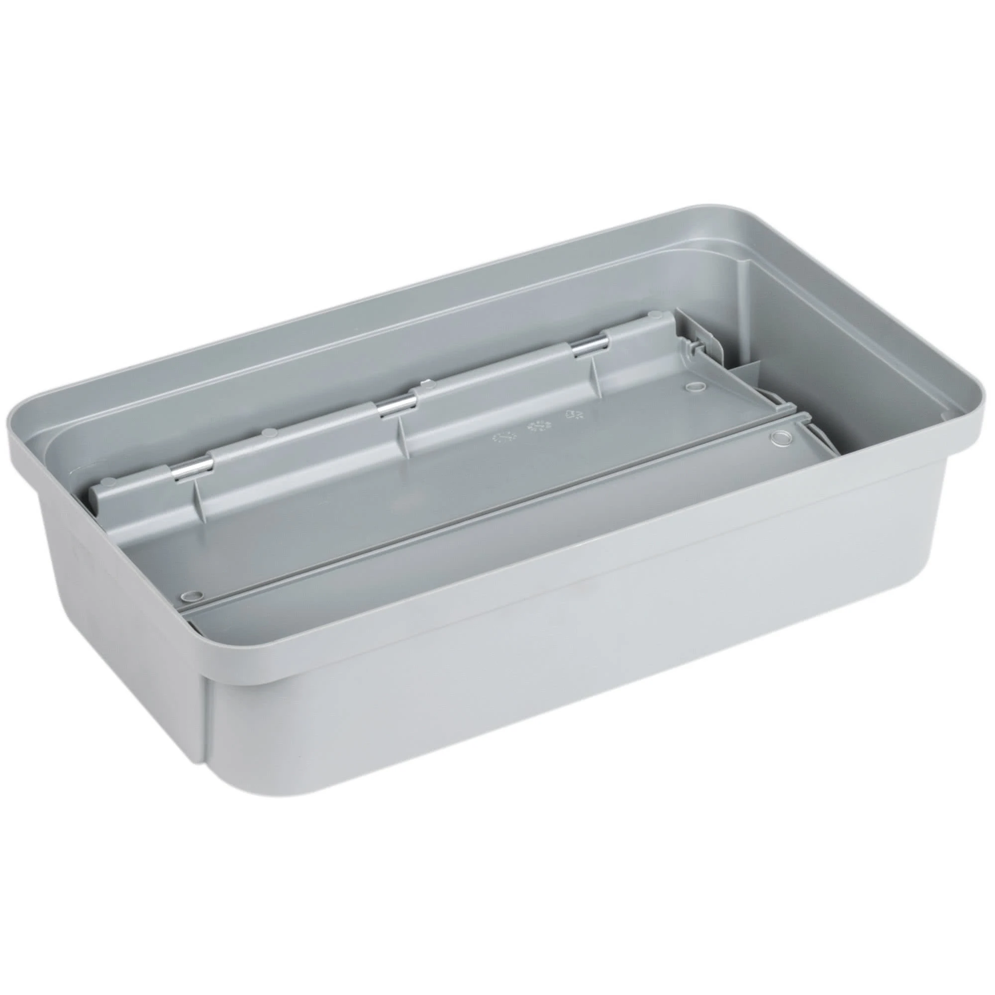 Continental Slim Wall Hugger Swing Lid Grey