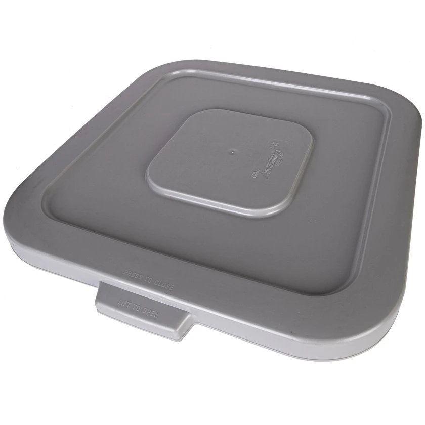  Continental Huskee 120 Litre Square Lid Grey