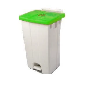 JanSan Polar Mobile Waste Bin 90 litre Green