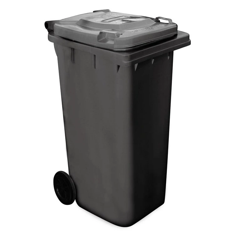  JanSan Wheelie Bin 120 Litres Black 