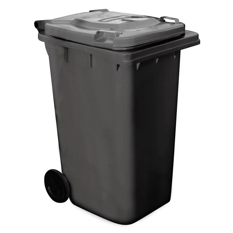 JanSan Wheelie Bin 240 Litres Black 