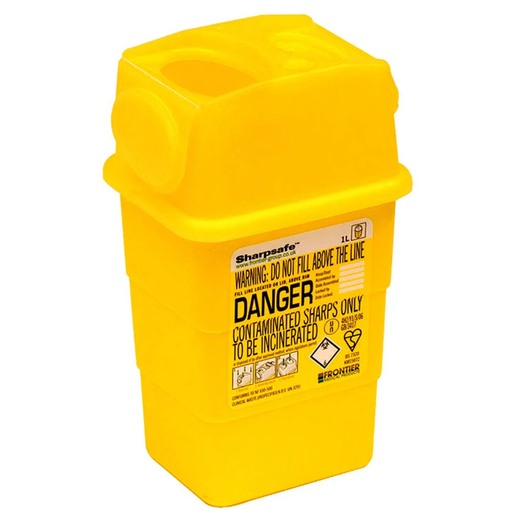 JanSan Sharps Disposal Bin 0.6 Litre 