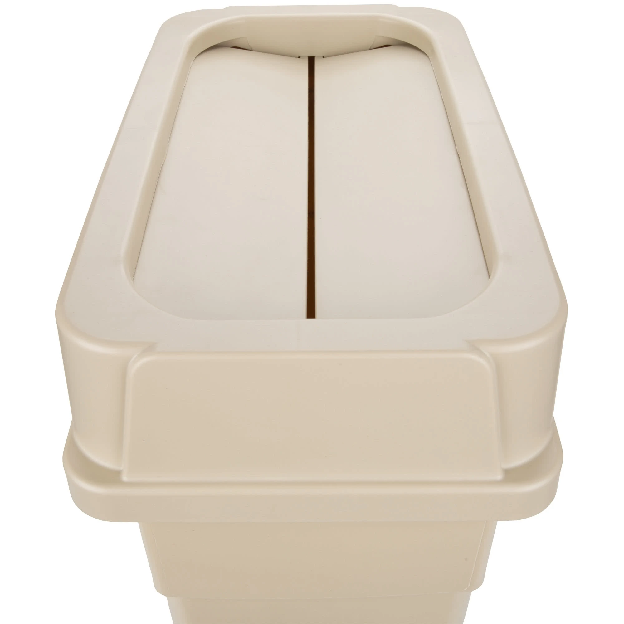 Continental Slim Wall Hugger 90 Litre Bin & Lid Beige