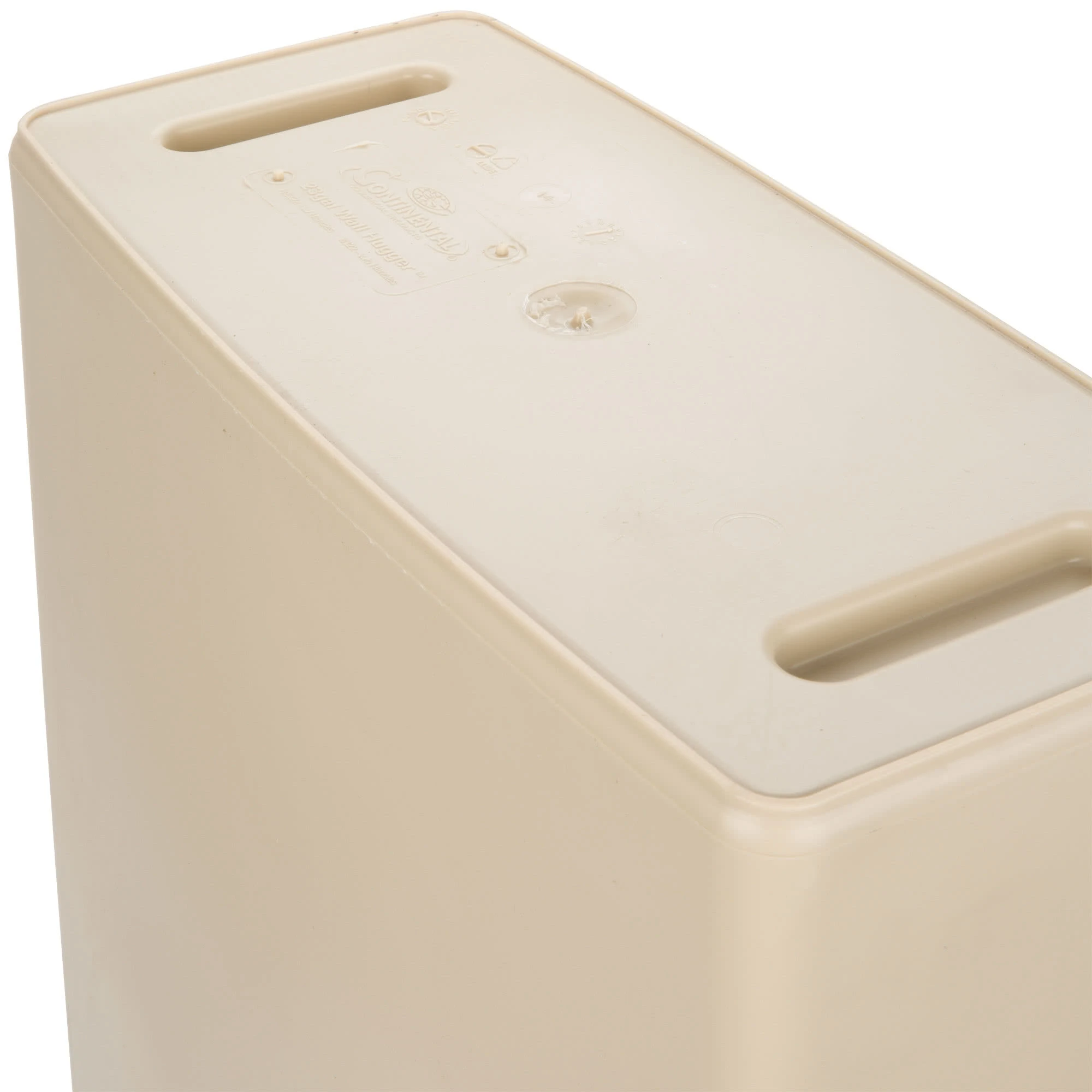 Continental Slim Wall Hugger 90 Litre Bin & Lid Beige