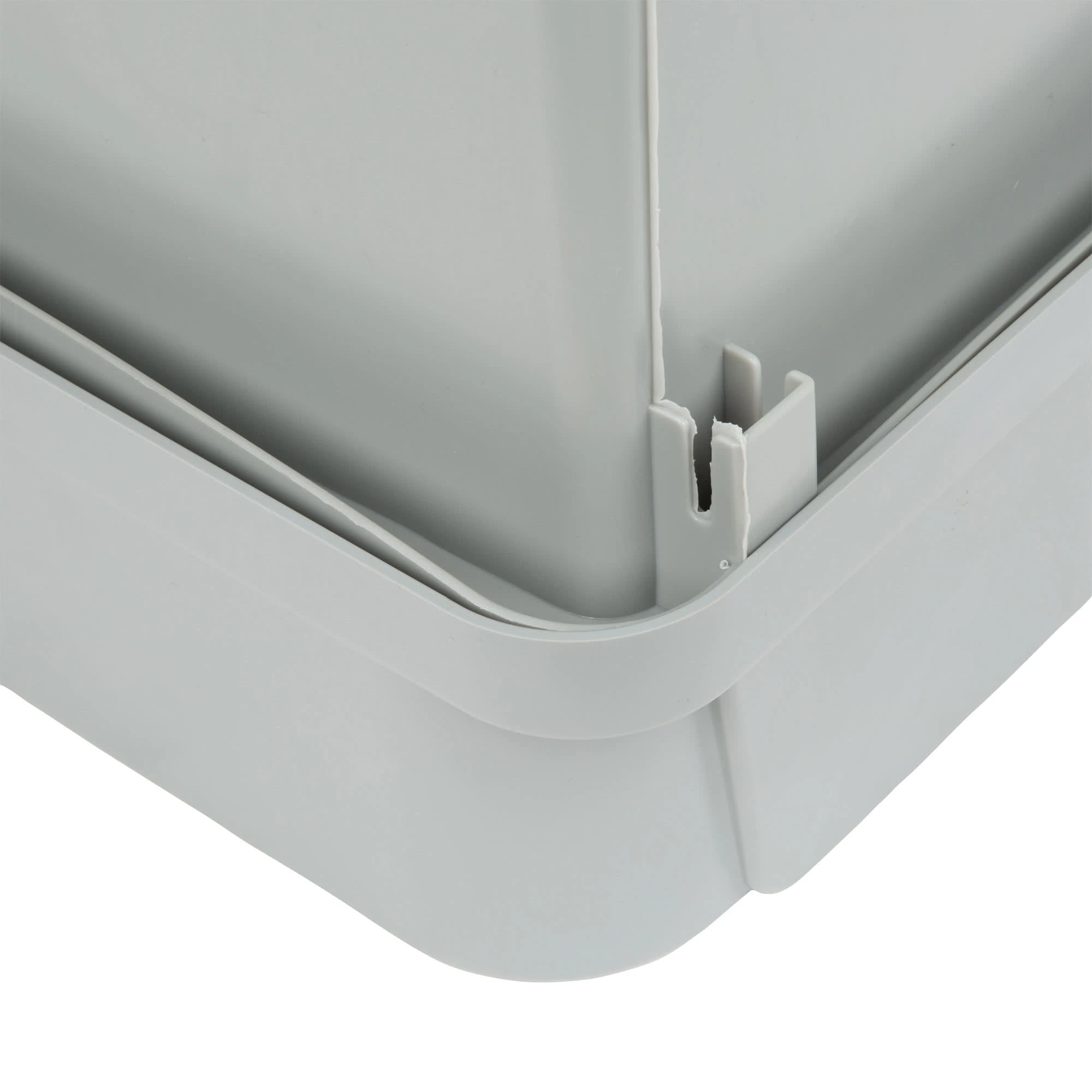 Continental Slim Wall Hugger 90 Litre Bin & Lid Grey