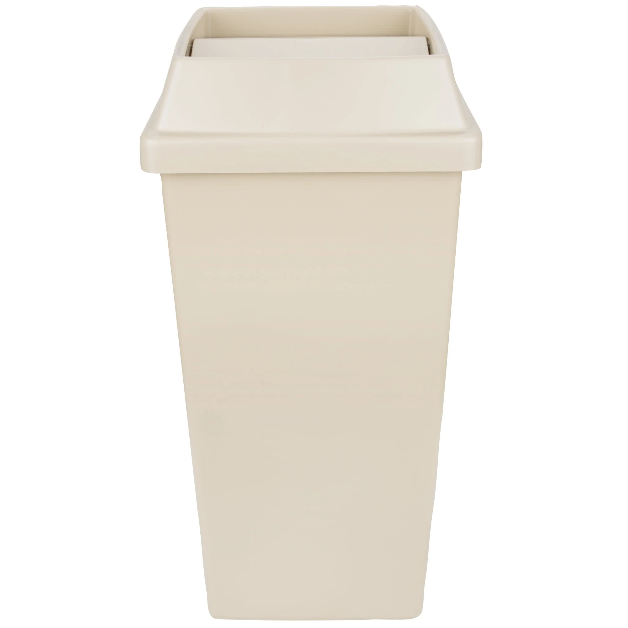 Continental Swingline Square 112 Litre Bin & Lid Beige