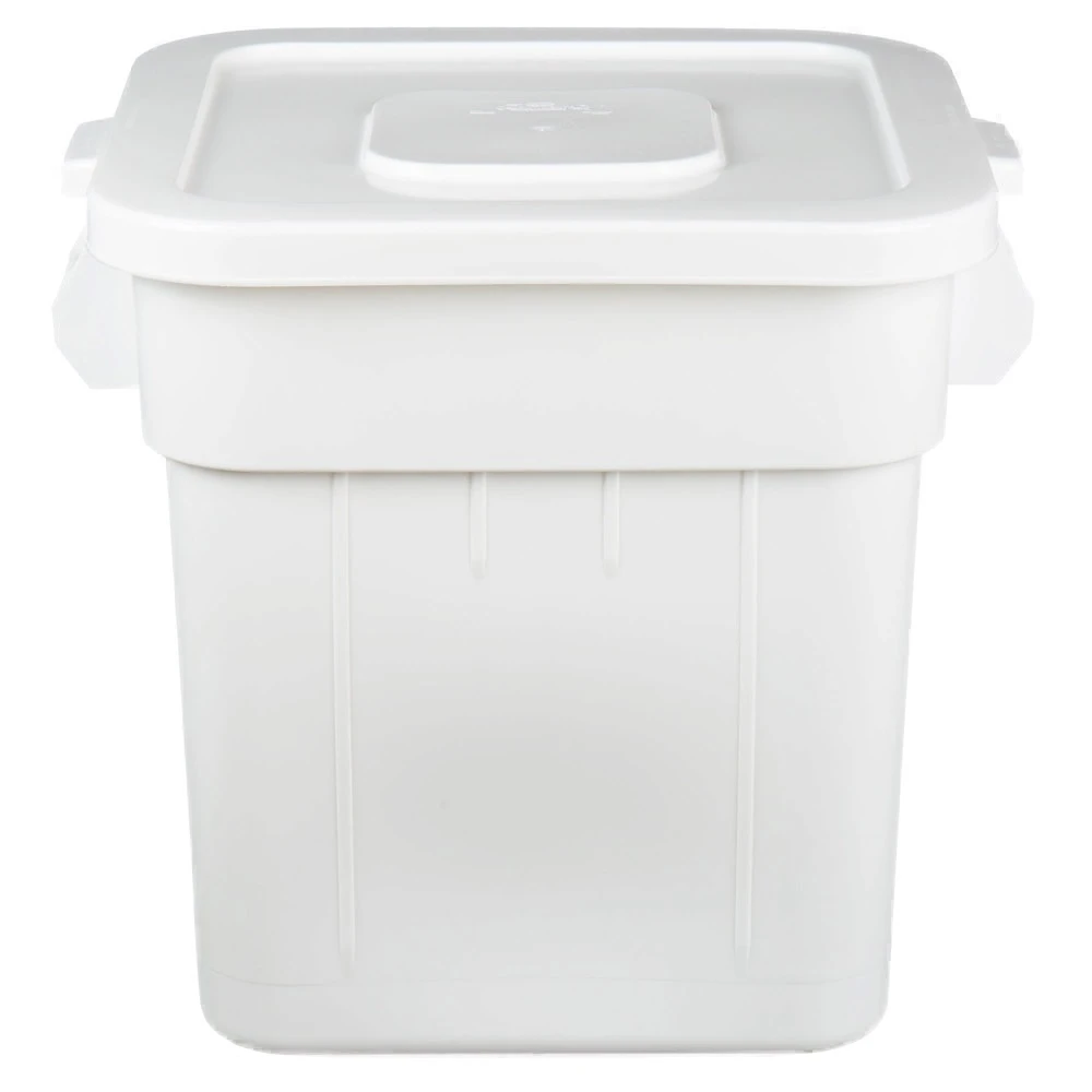  Continental Huskee 120 Litre Square Bin & Lid White