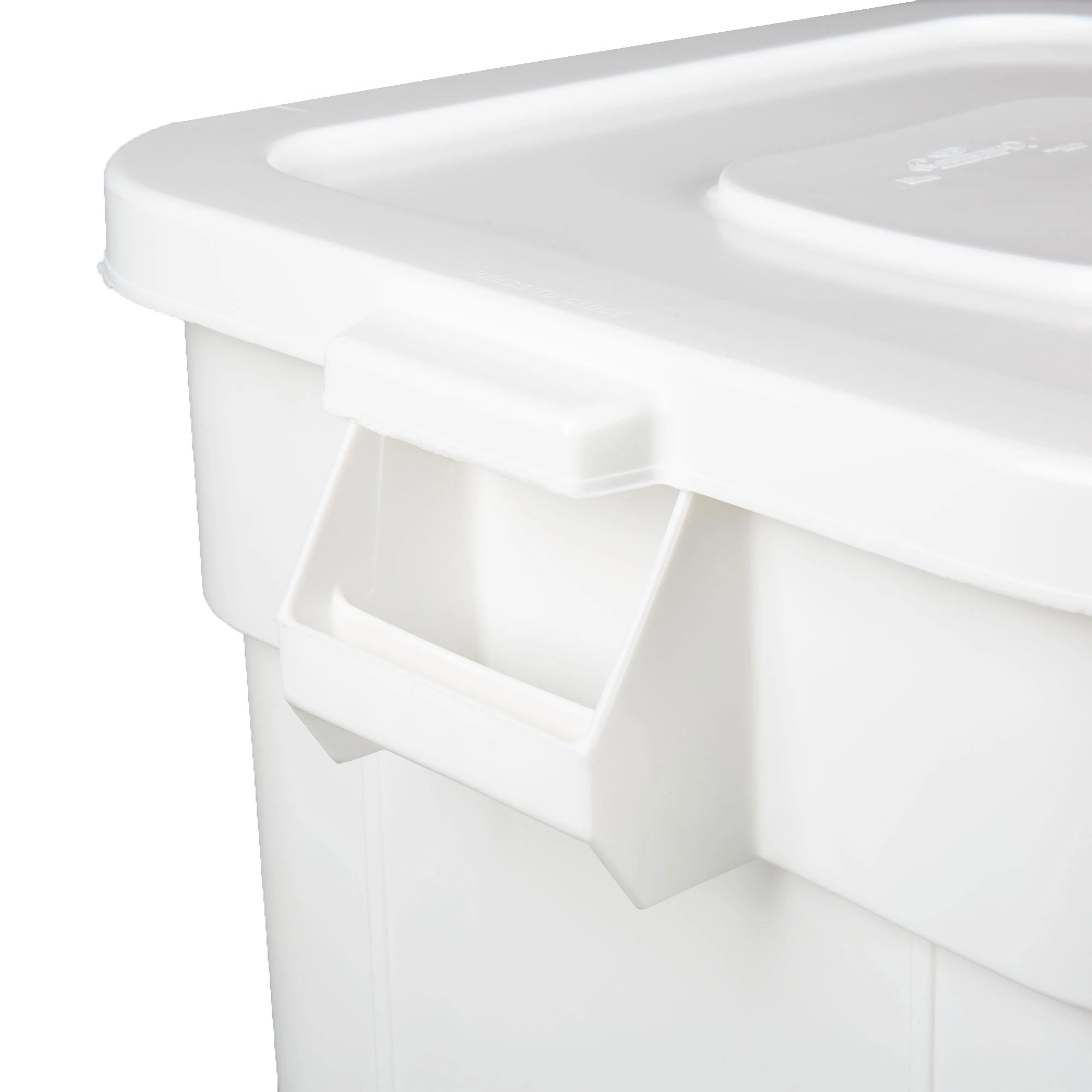 Continental Huskee 120 Litre Square Bin & Lid White