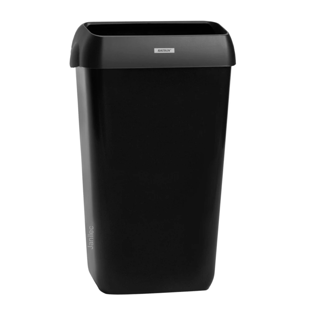  Katrin 92261 Inclusive Waste Bin With Lid 25 Litre Black