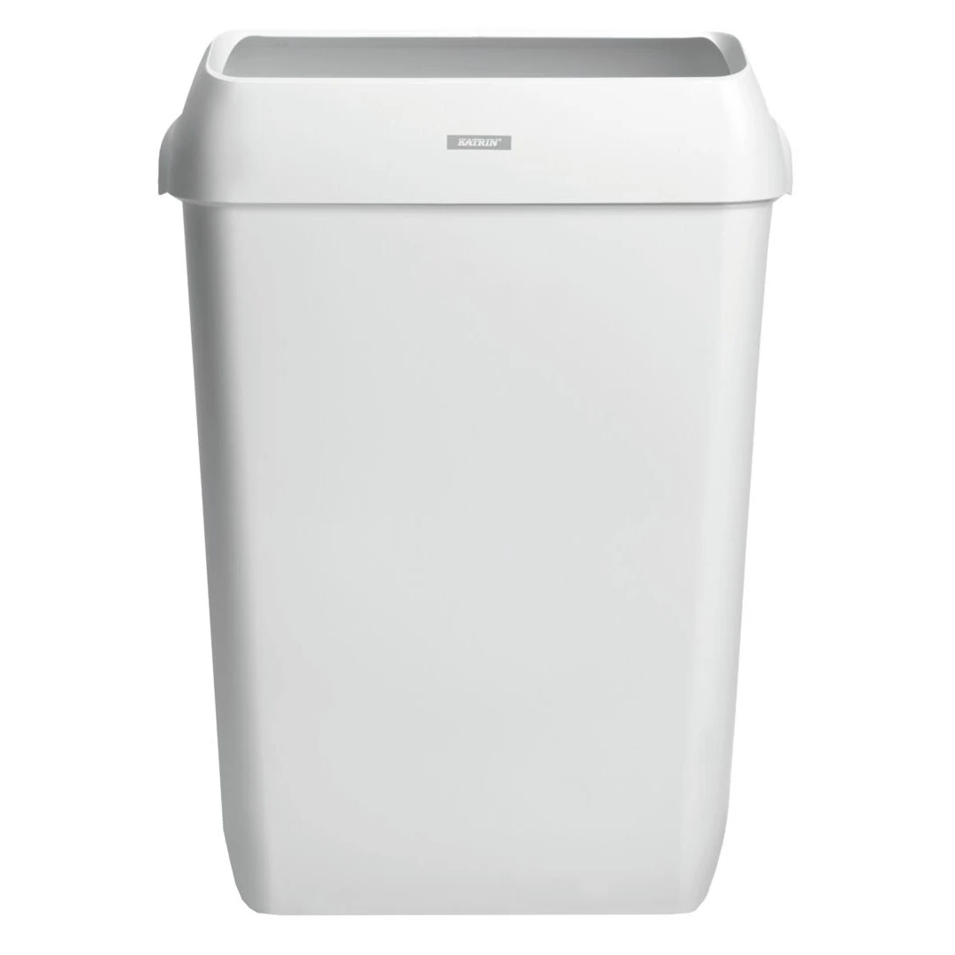 Katrin 91912 Inclusive Waste Bin With Lid 50 Litre White