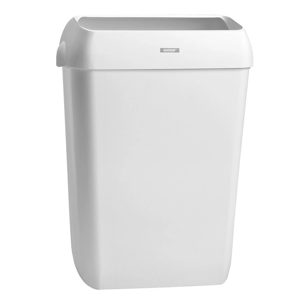 Katrin 91912 Inclusive Waste Bin With Lid 50 Litre White