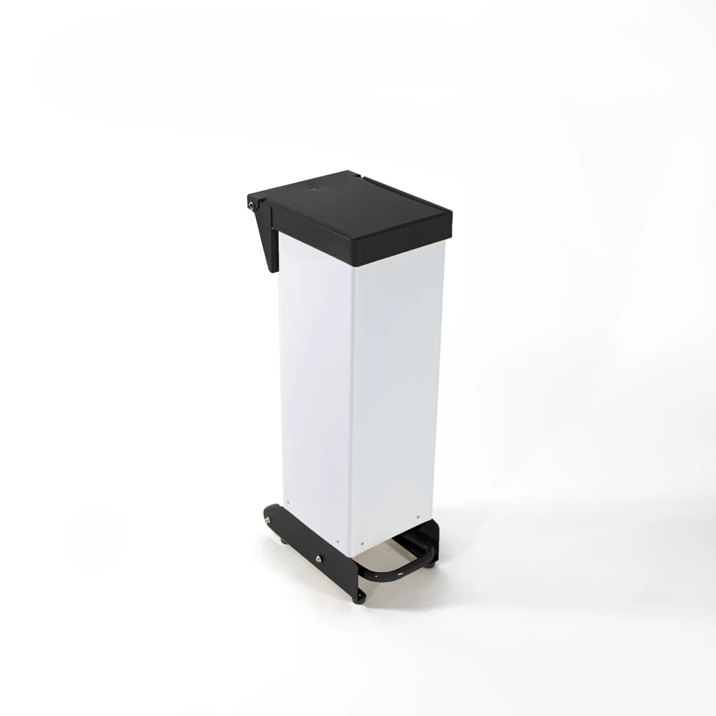 JanSan Fire Retardant Soft Closing Steel Pedal Bin 18 Litre Black