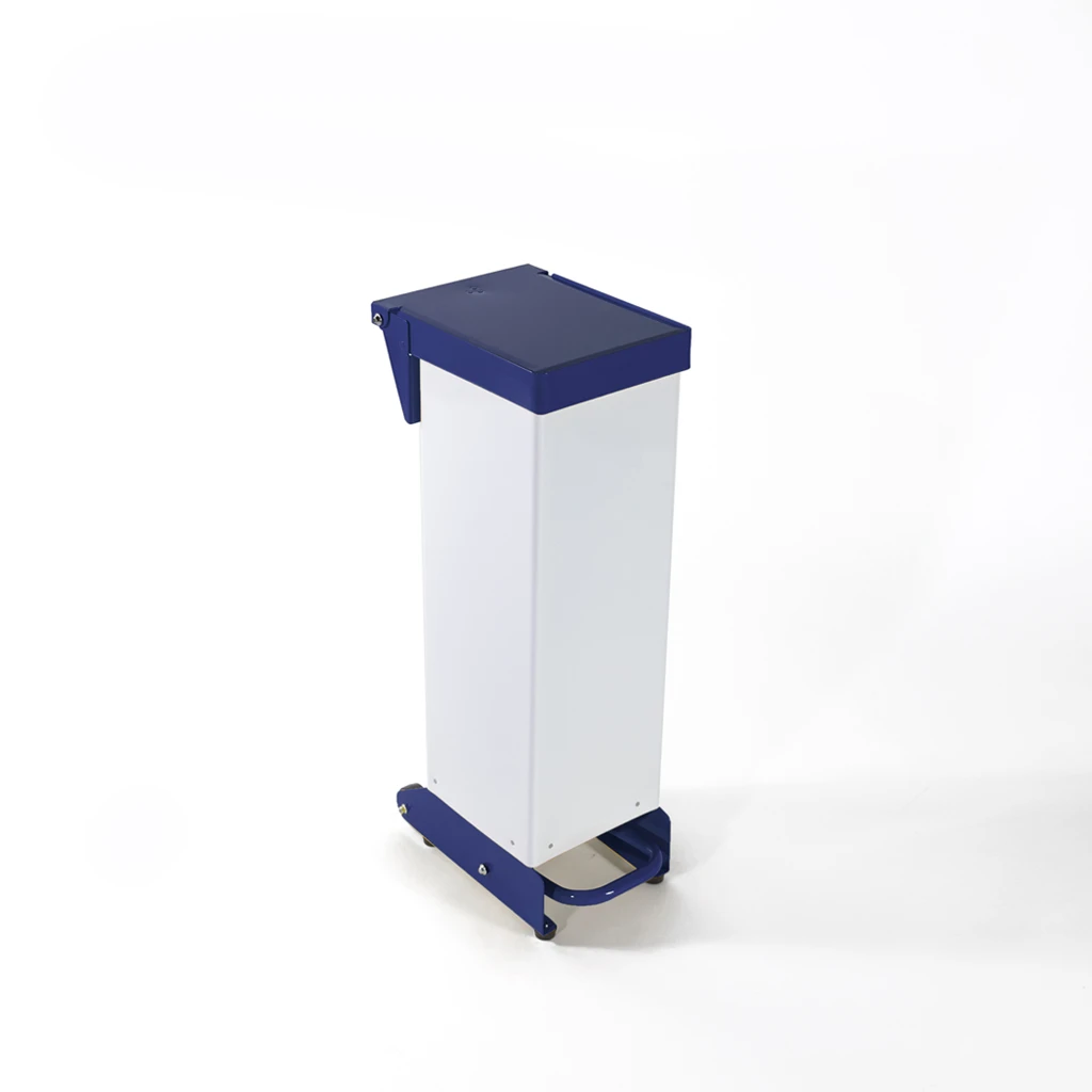 JanSan Fire Retardant Soft Closing Steel Pedal Bin 18 Litre Blue