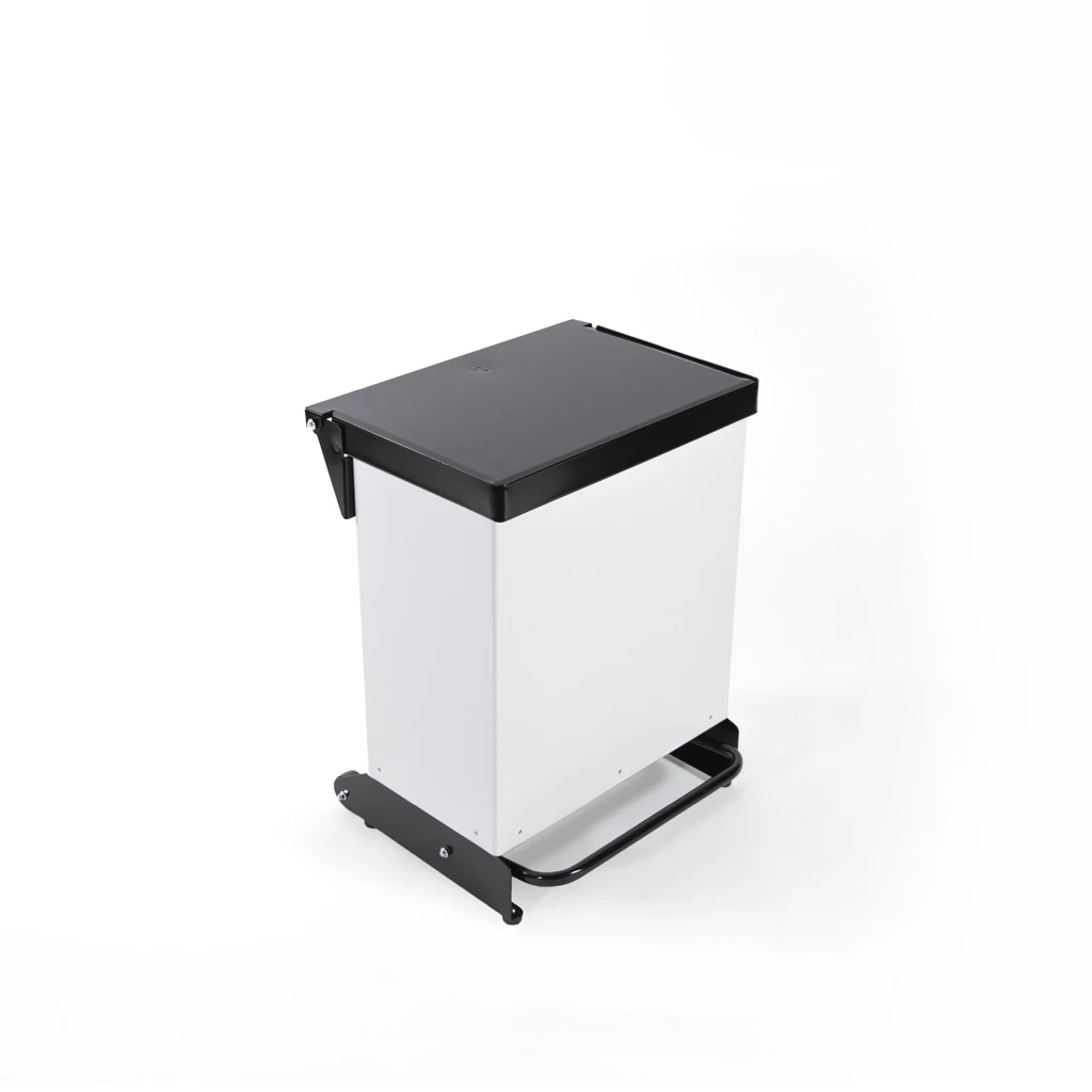 JanSan Fire Retardant Soft Closing Steel Pedal Bin 36 Litre Black