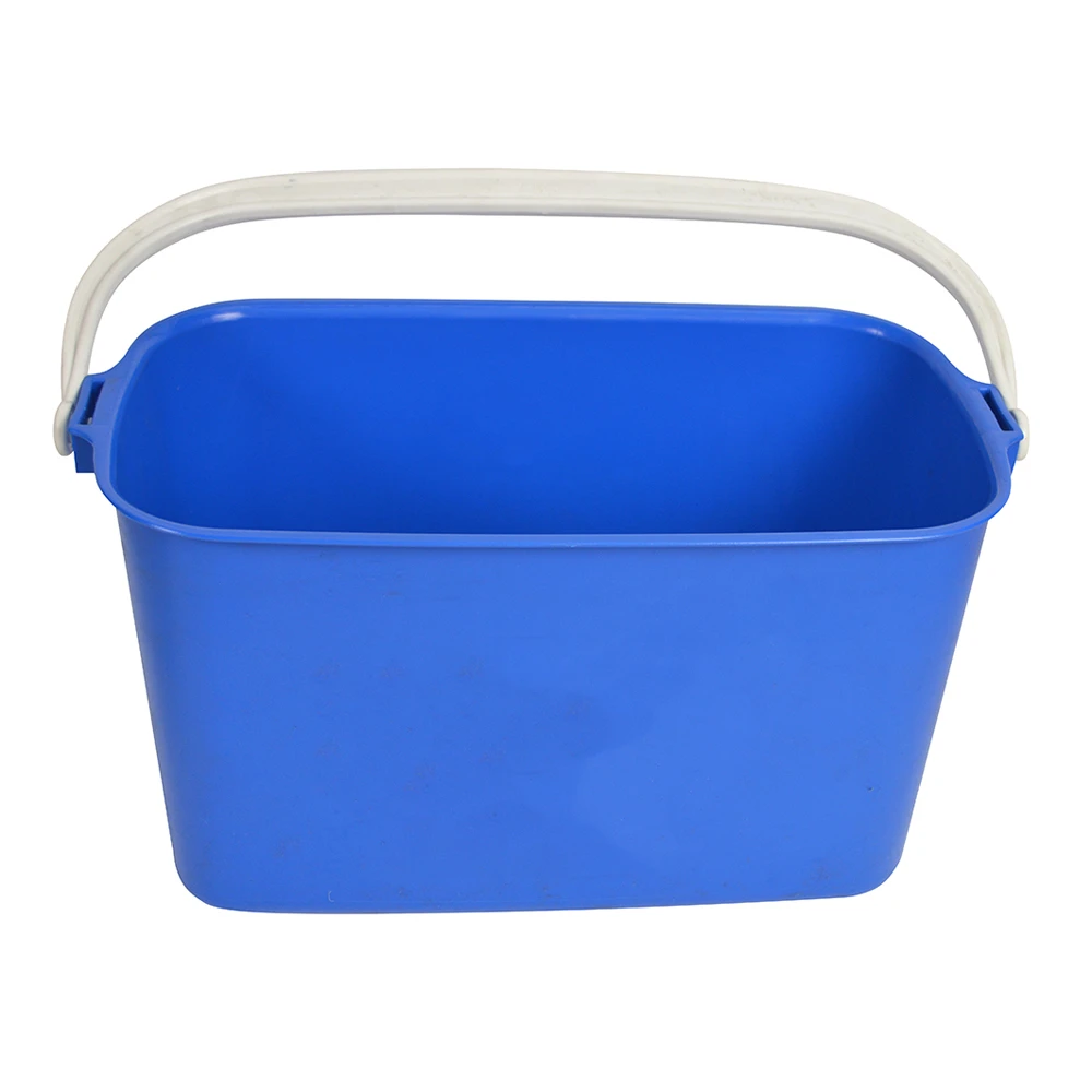 JanSan Oblong Bucket 9 Litre Blue 