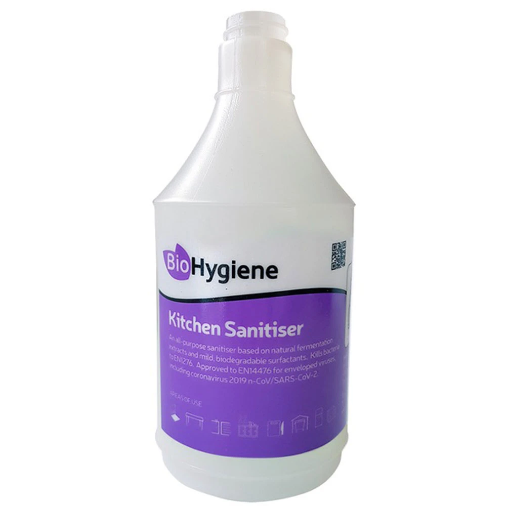  BioHygiene Kitchen Sanitiser Empty Bottle 750 mL