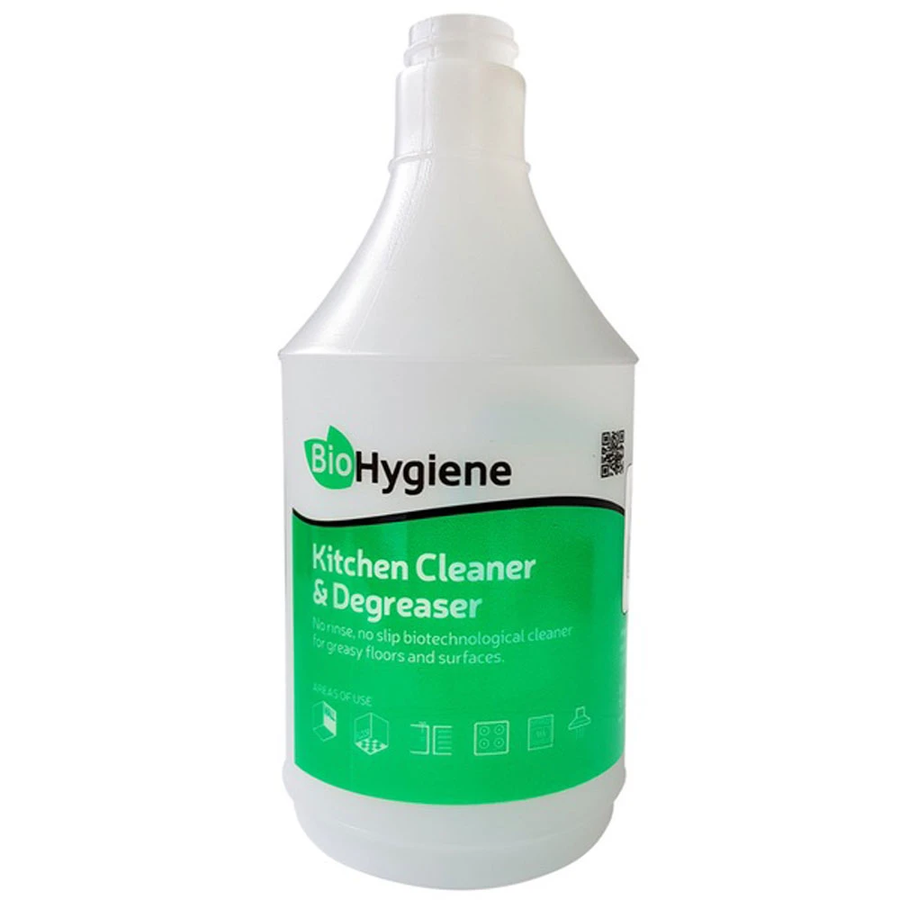 BioHygiene Kitchen Cleaner &amp; Degreaser Empty Bottle 750 mL