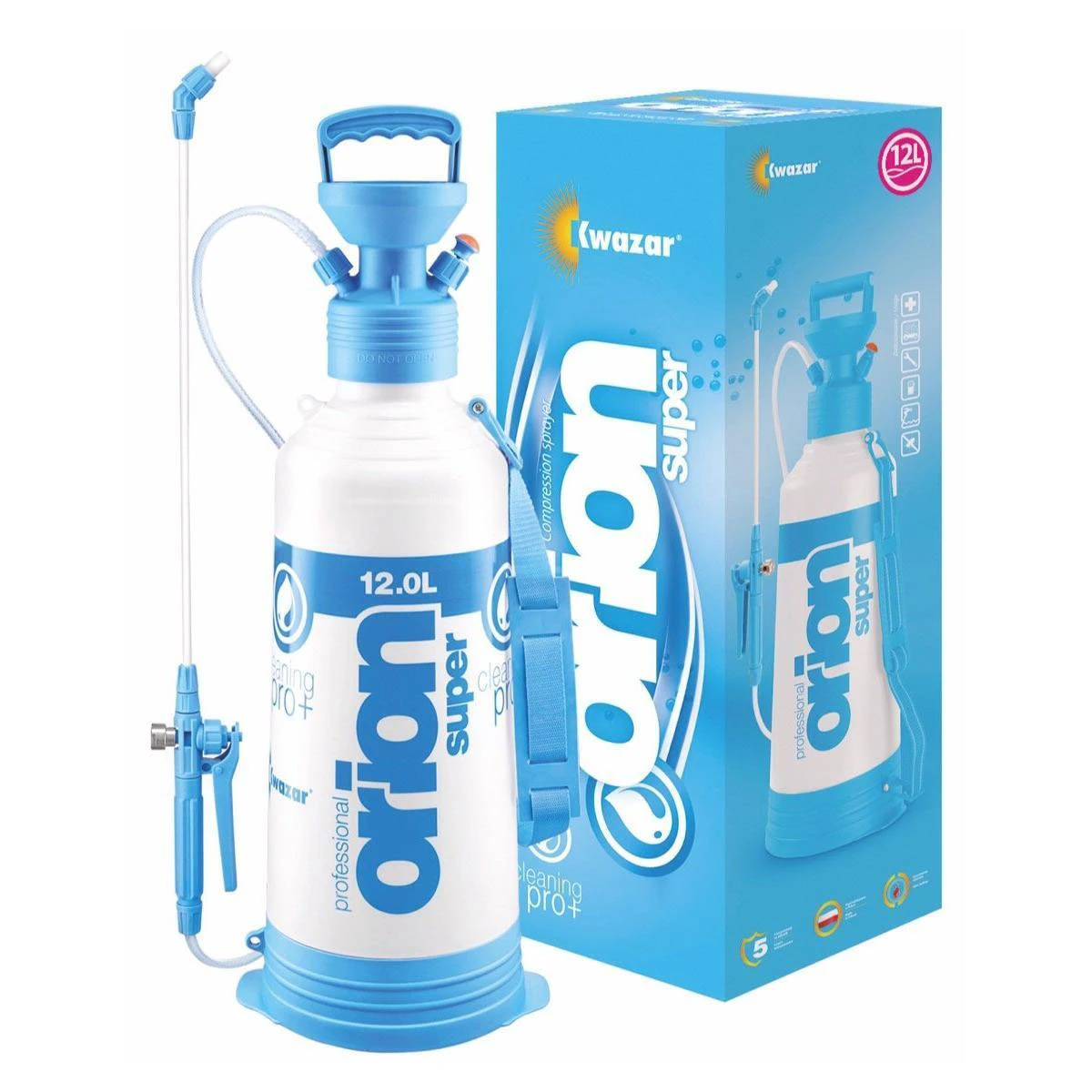 Kwazar Orion Super Pro+ Pump-Up Sprayer General Use 12L