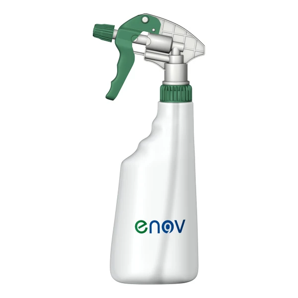 Enov Graduated Bottle 600ml & Trigger Spray Green