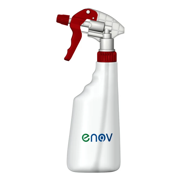 Enov Graduated Bottle 600ml & Trigger Spray Red