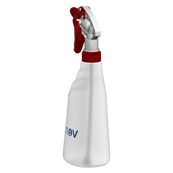 Enov Graduated Bottle 600ml & Trigger Spray Red