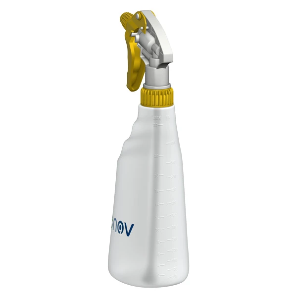 Enov Graduated Bottle 600ml & Trigger Spray Yellow