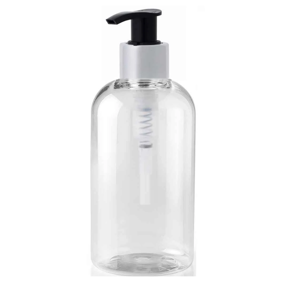 JanSan Round Clear Pet Bottle &amp; Gloss Pump Pump 300ml