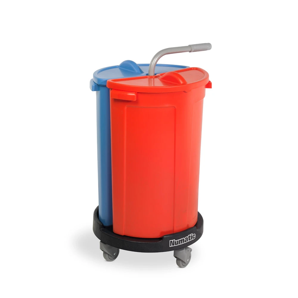 Numatic NC2R Carousel Lift-off Twin Waste Trolley