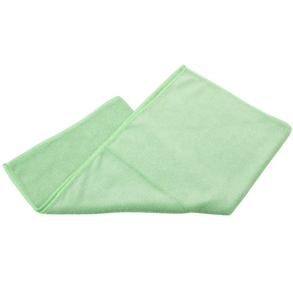 JanSan MicroGlass Microfibre Glass Cloth Lint Free Green