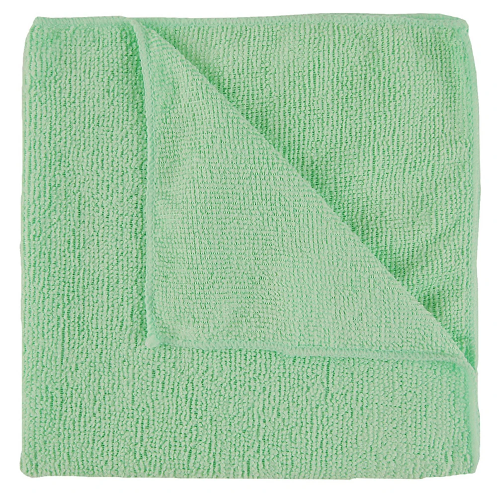  JanSan Contract Microfibre Cloths Green 