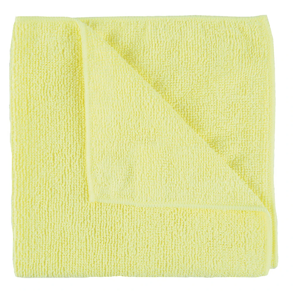  JanSan Contract Microfibre Cloths Yellow 