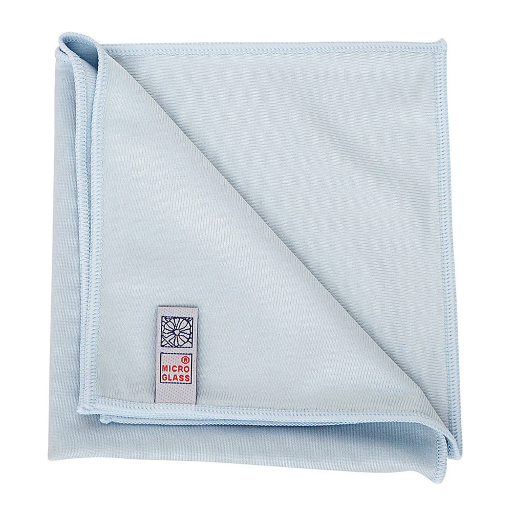 JanSan Microglass Microfibre Glass Cloths 40 x 40cm Blue