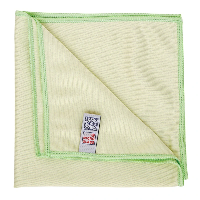  JanSan Microglass Microfibre Glass Cloths 40 x 40cm Green