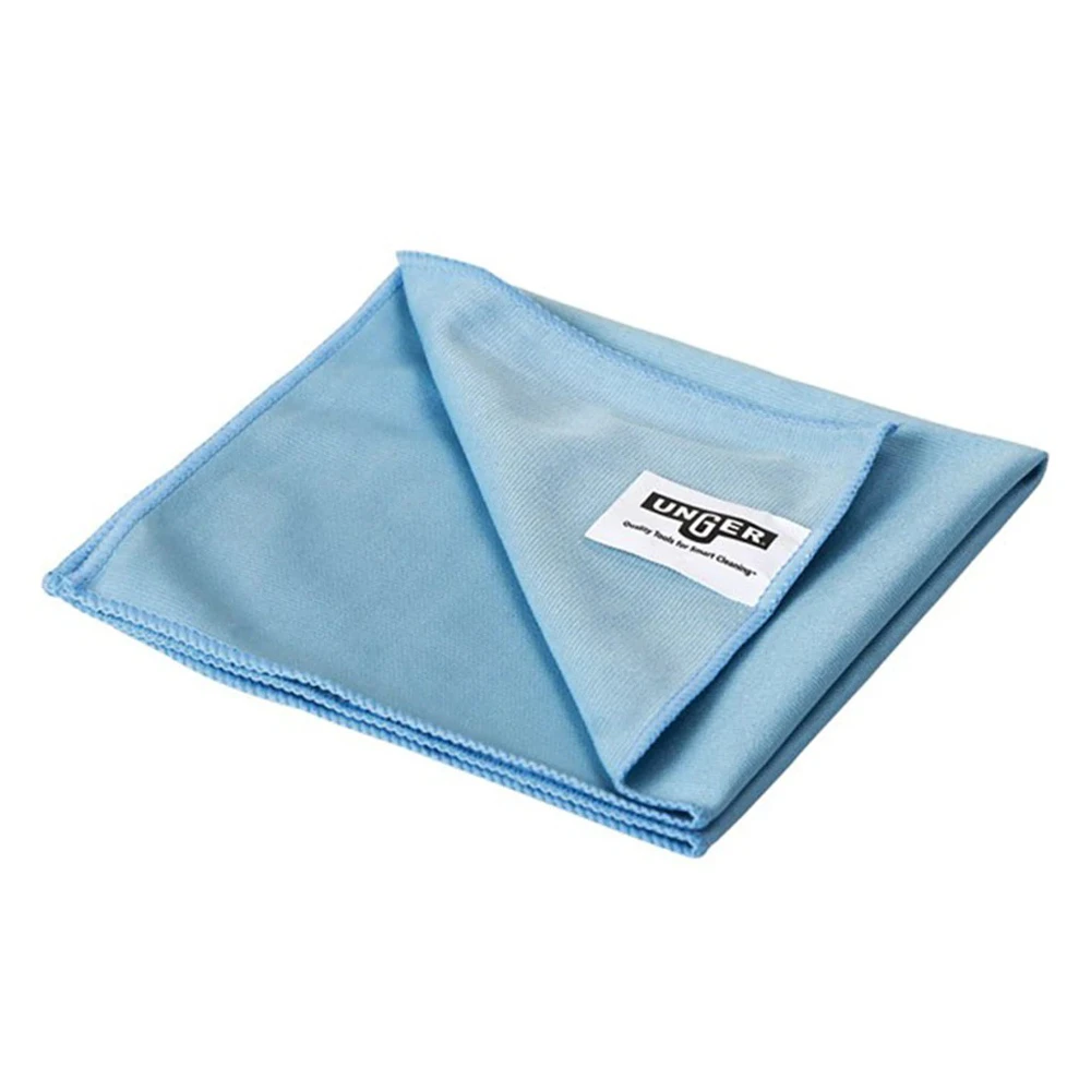  Unger MicroWipe Lite Microfibre Lint Free Glass Cloth 40 x 40cm Blue