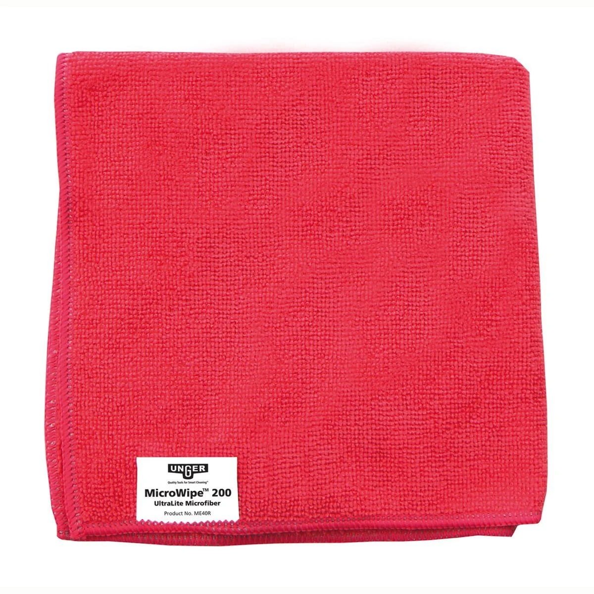 Unger Red Microfibre Micro Wipe Cloth 