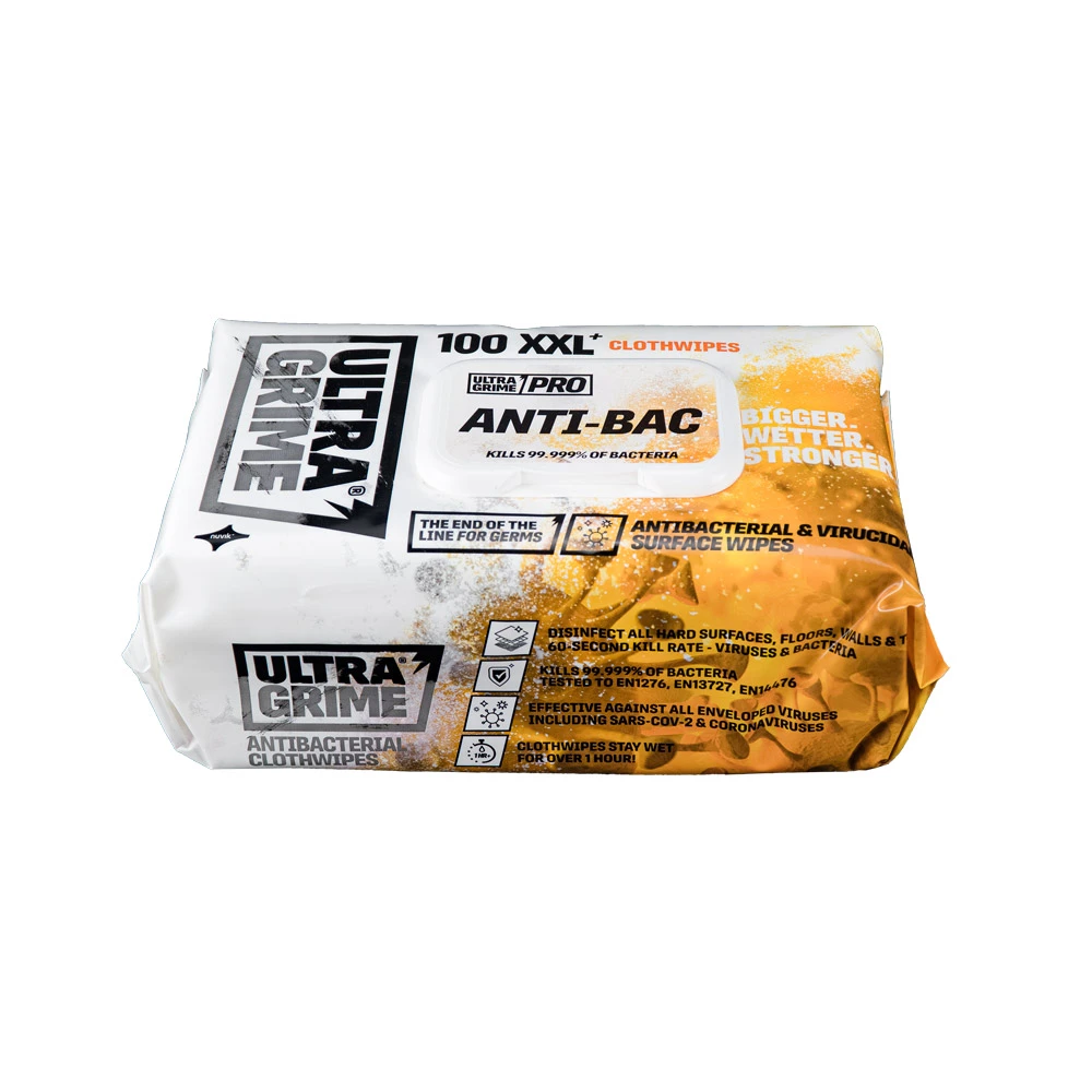  Ultragrime Pro Anti-Bac XXL Clothwipes 