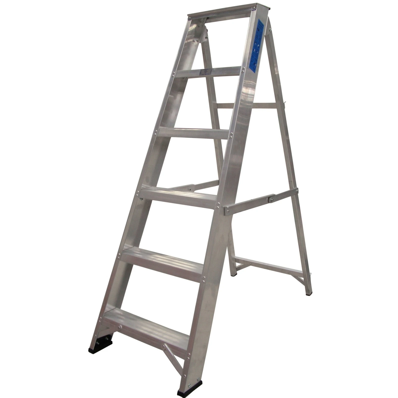 JanSan Ladder Aluminium Builders Steps 6 tread