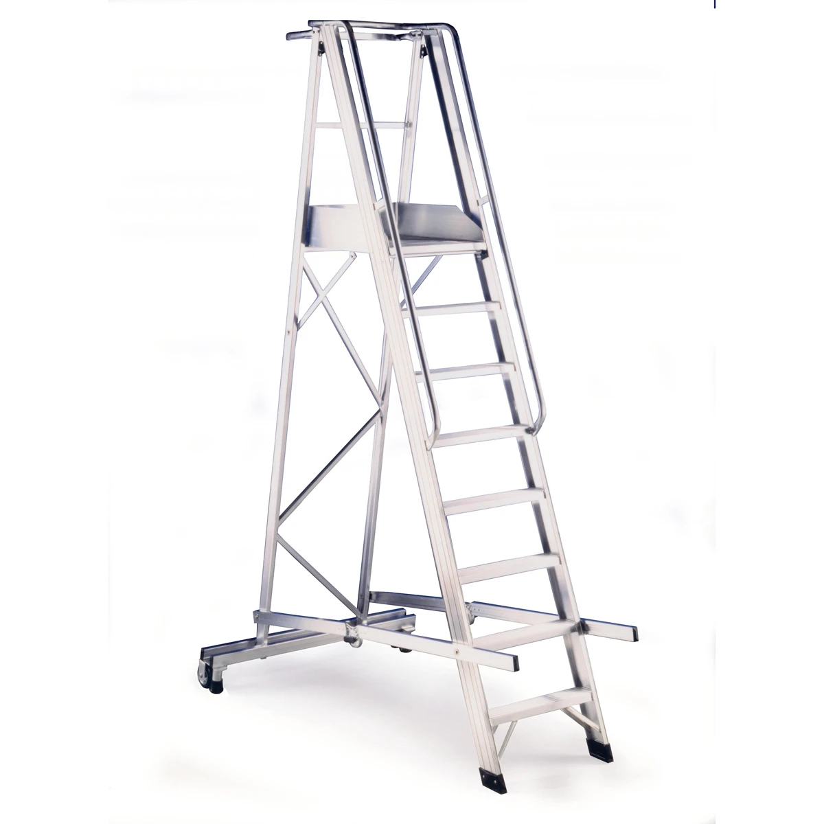 JanSan Warehouse Folding Aluminium Ladder 10 Tread